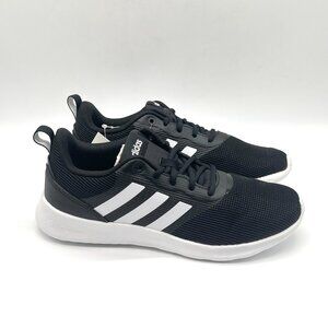 Adidas Womens Size 5 QT Racer 2.0 Black‎ White Running Sneakers Shoes